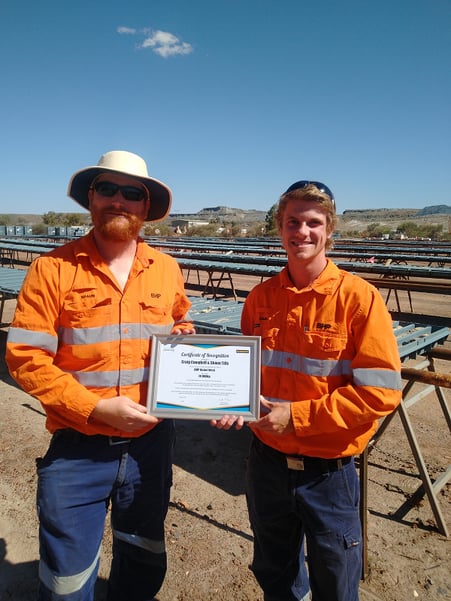 BHP Nicket West Craig_Shaun Certificate of Recognition