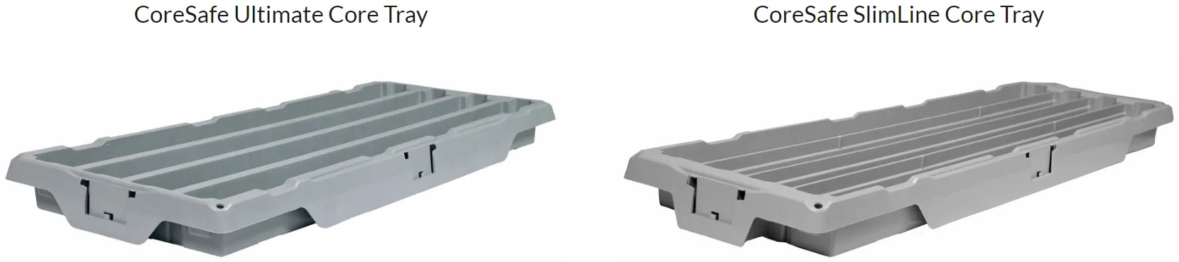 CoreSafe Ultimate and SlimLine Core Trays