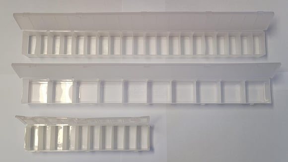 Disposable Food Tray with Dividers 1.2 X 1.2 - Stock Cavity Tray