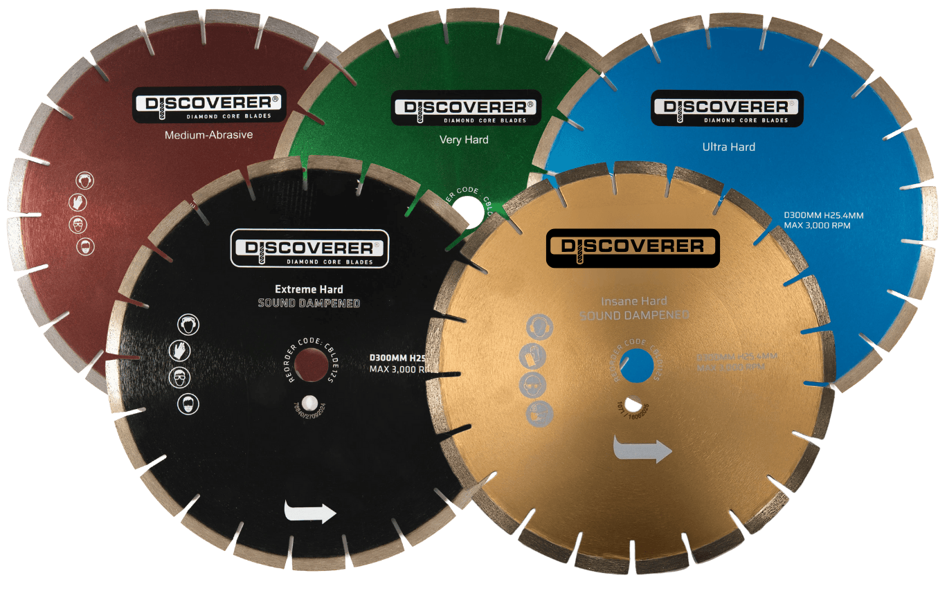Discoverer Diamond Core Cutting Blades cluster v2