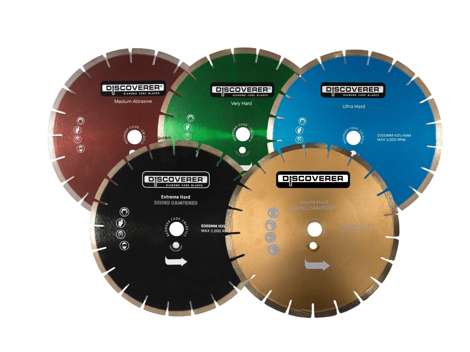 Discoverer Diamond Core Cutting Blades new