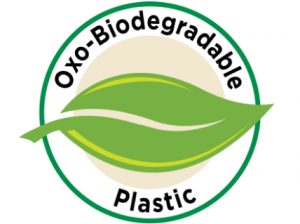 Mark of an oxo-biodegradable plastic