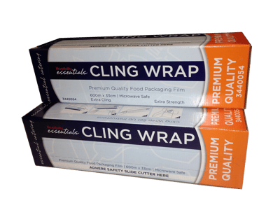 Glad Cling N Seal Plastic Food Wrap, 300 Square Foot Roll - 4 Pack (Package  May Vary)