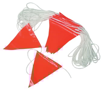 Bunting Flags Orange 30m || full image
