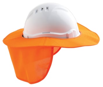 Hard Hat Brim with Neck Flap