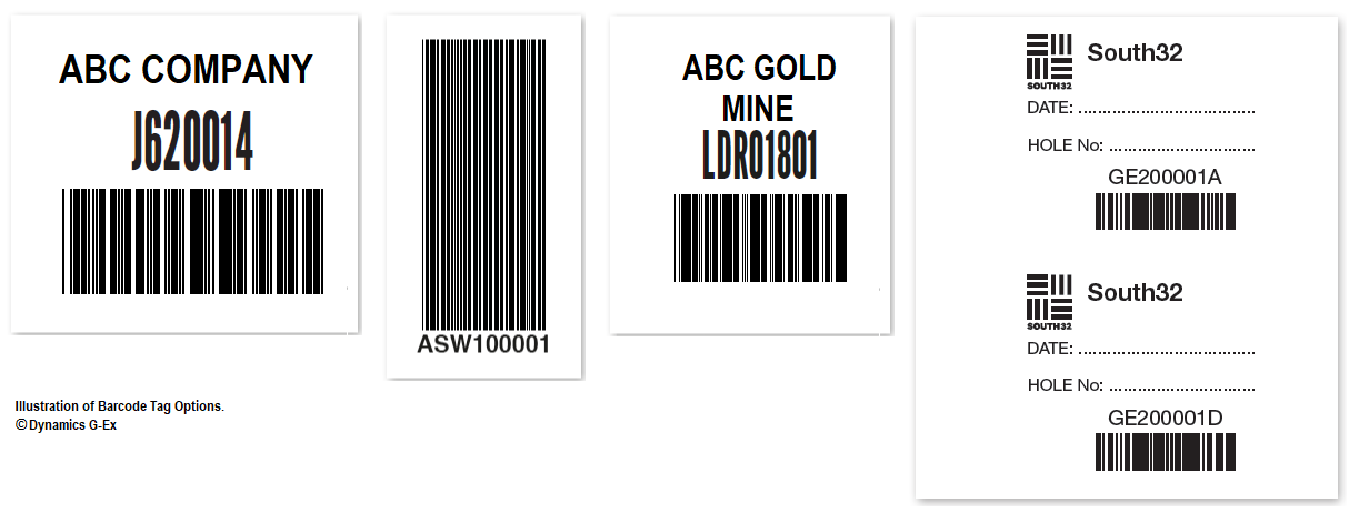 Barcode Tags Illustration
