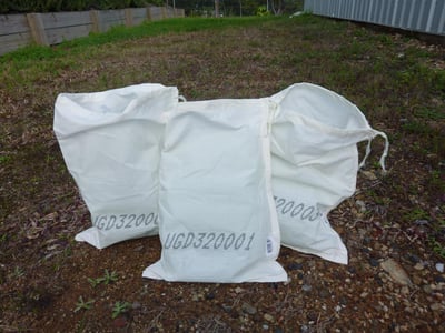 Profab Superior Pre Numbered Barcoded Drawstring Calico Bags