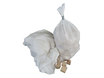 Economy Zip-lock Bags with White Block for Notes Pkg of 100 2 x 3 Inches | Esslinger