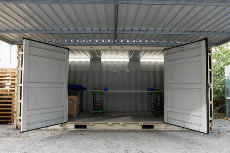 20ft Side Opening Shipping Container Opened || thumb 1