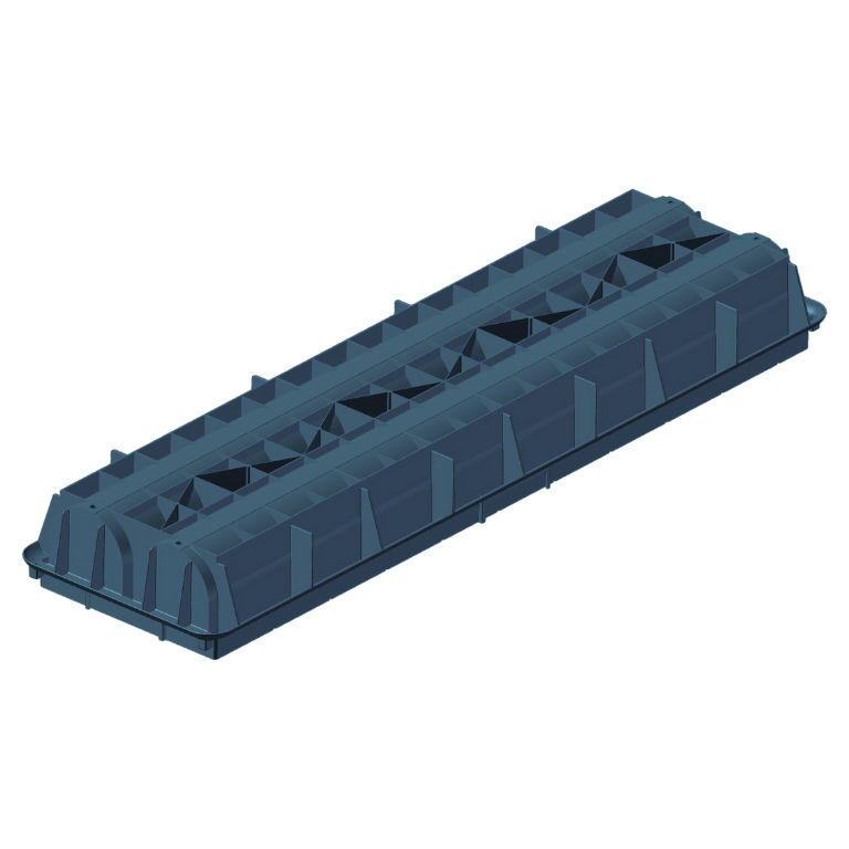 4C Plastic Discoverer® Flat Bottom Series 3 Core Trays Back || thumb 2