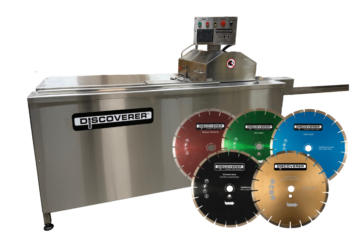 Discoverer Diamond Core Cutting Blades transp