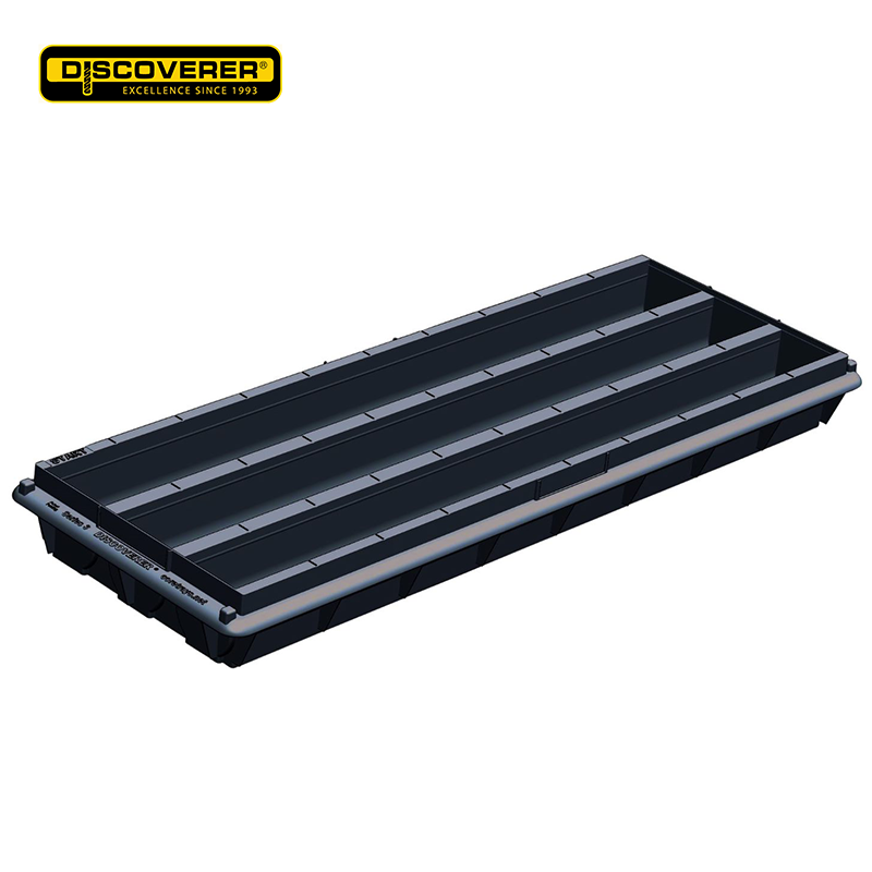 Flat Bottom Series 3 Black HyLogging Core Trays-1 || full image