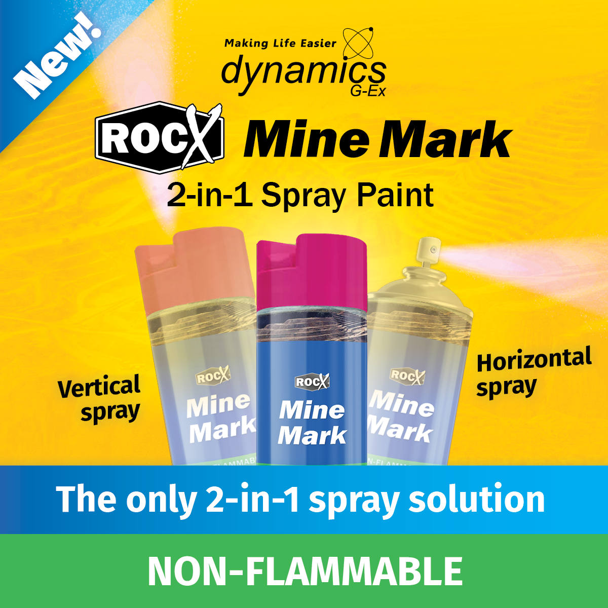 RocX Mine Mark Non-Flammable