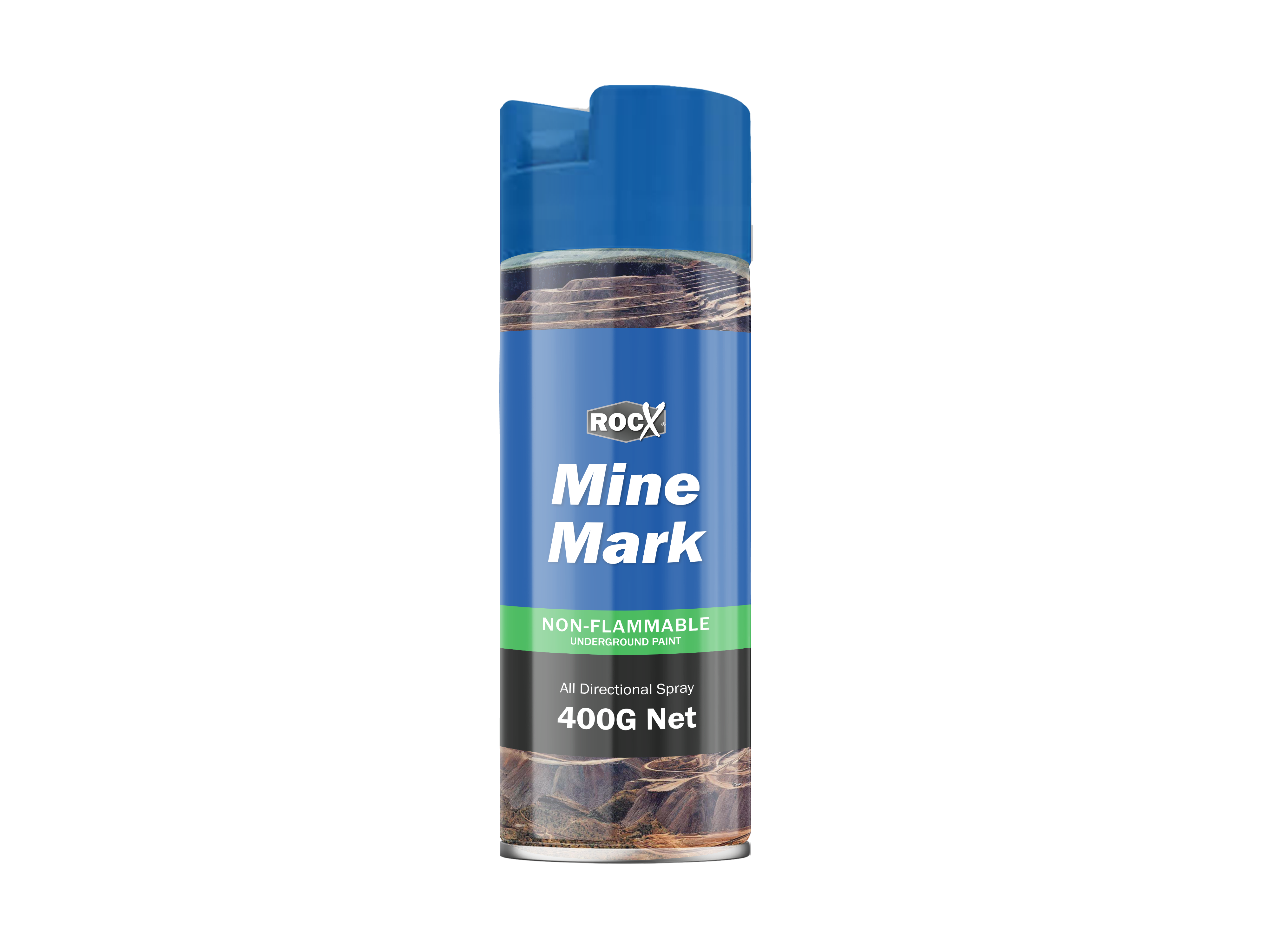 RocX® Blue Mine Mark Non-Flammable Spray Paint || thumb 1