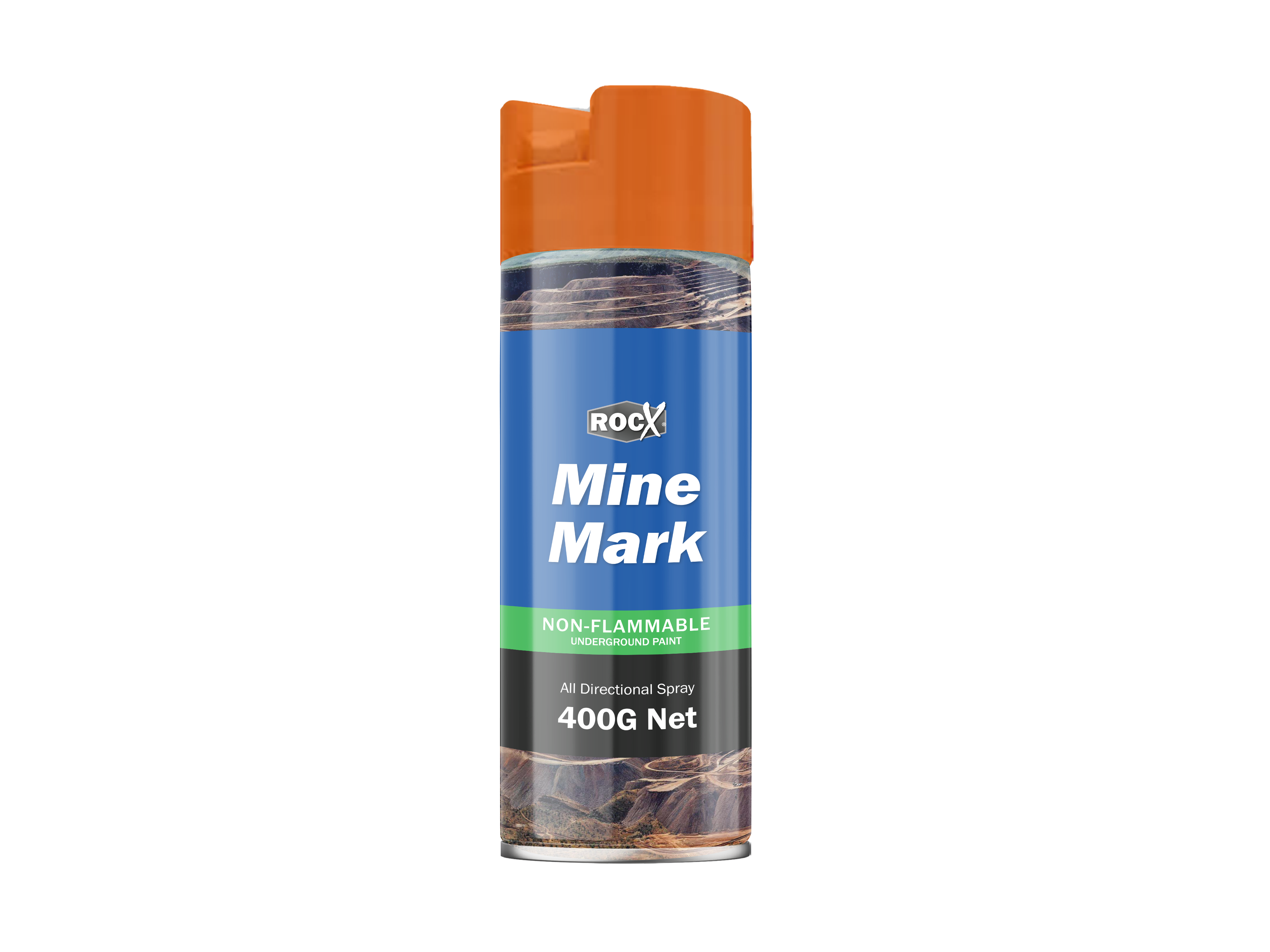 RocX® Orange Pink Mine Mark Non-Flammable Spray Paint || thumb 4