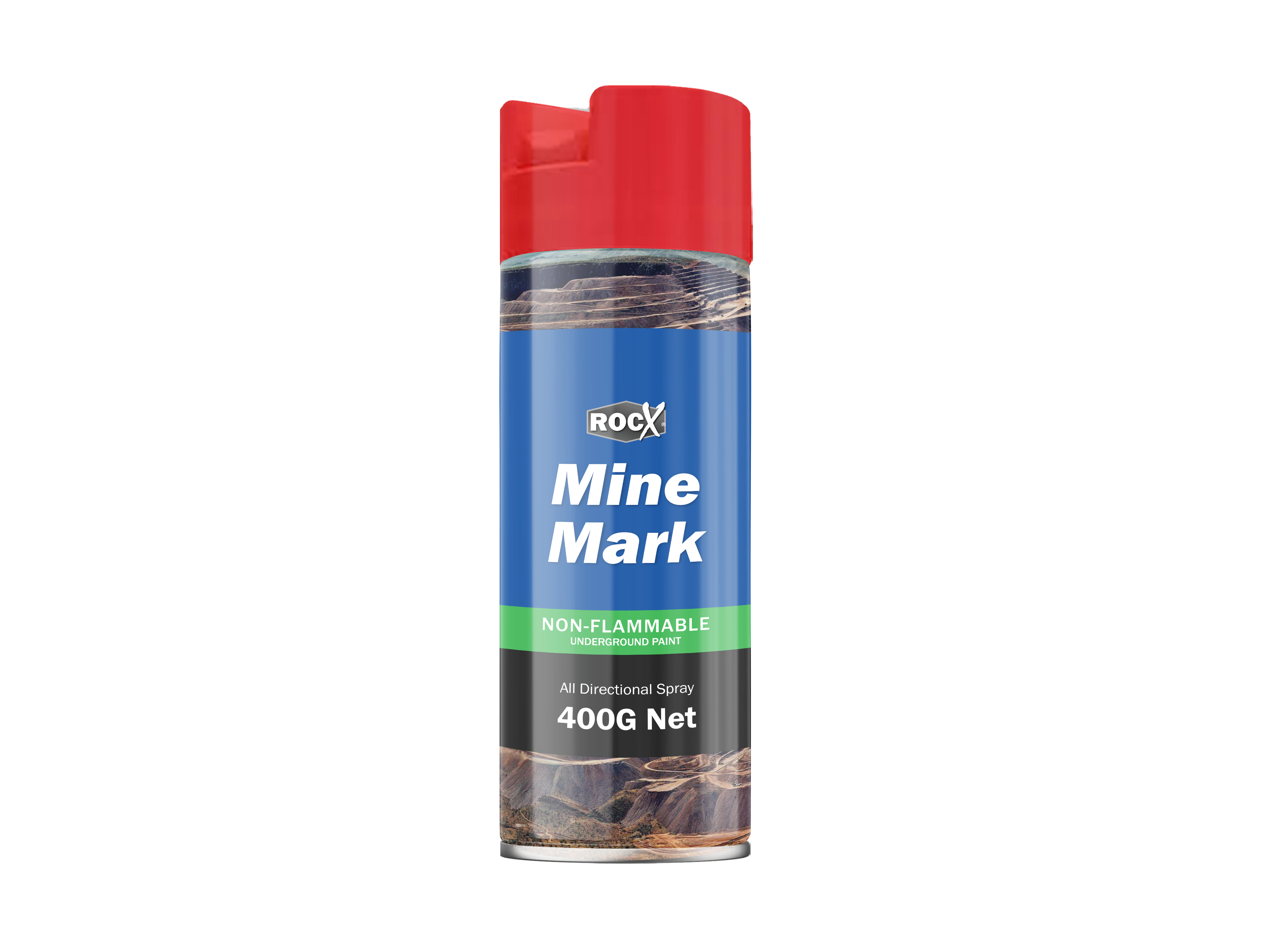 RocX® Red Mine Mark Non-Flammable Spray Paint || thumb 6