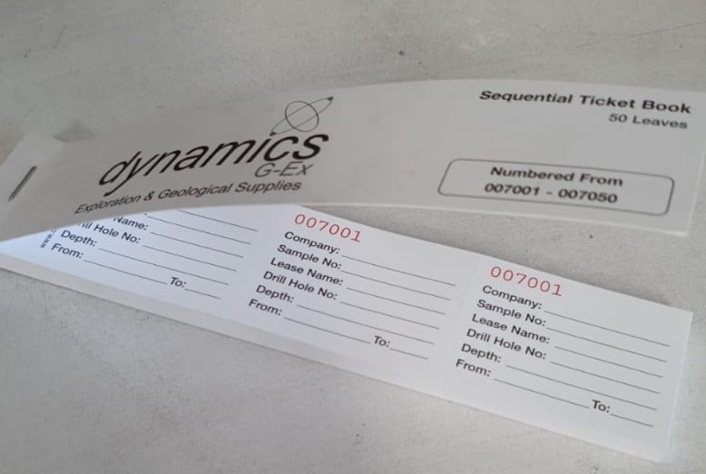 Water Resistant Ticket Book