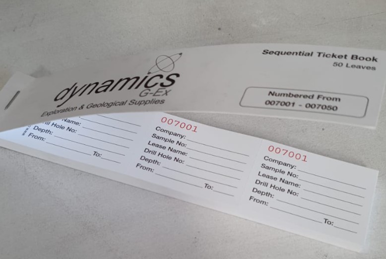 Water Resistant Ticket Book || full image