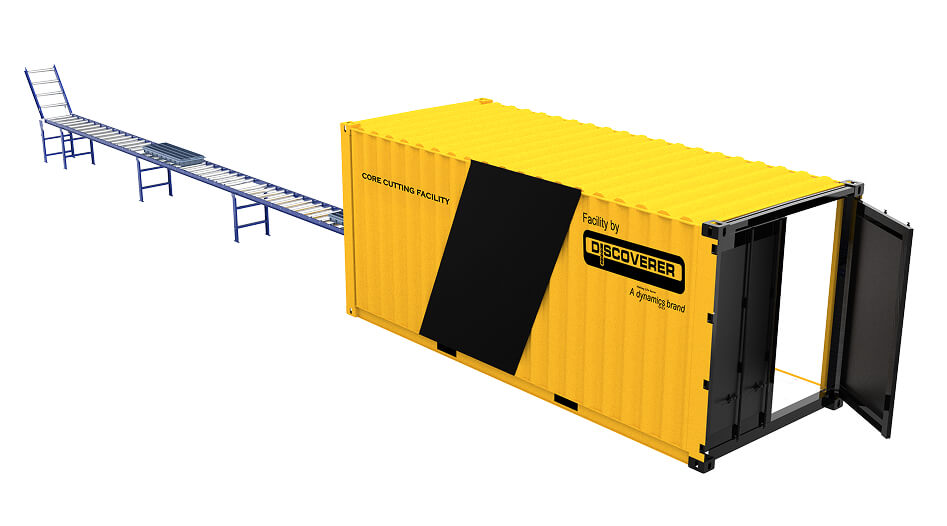 Core Cutting Facility — exterior render