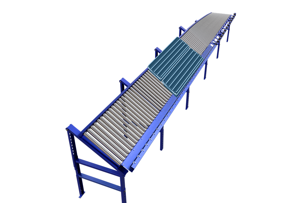 ErgoRacks™ Angled Roller Racking